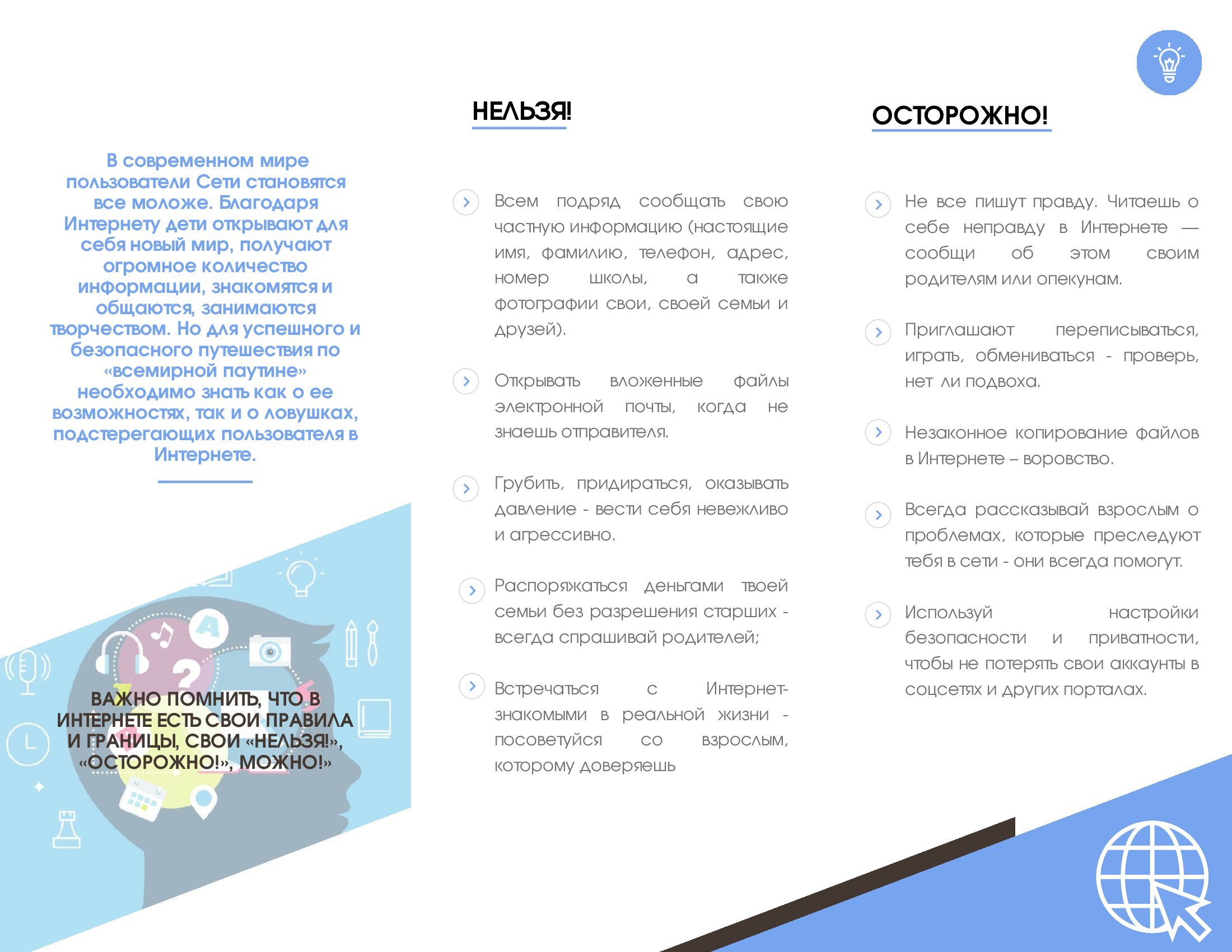 Нижнеудинская районная прокуратура разъясняет Правила поведения в интернете.