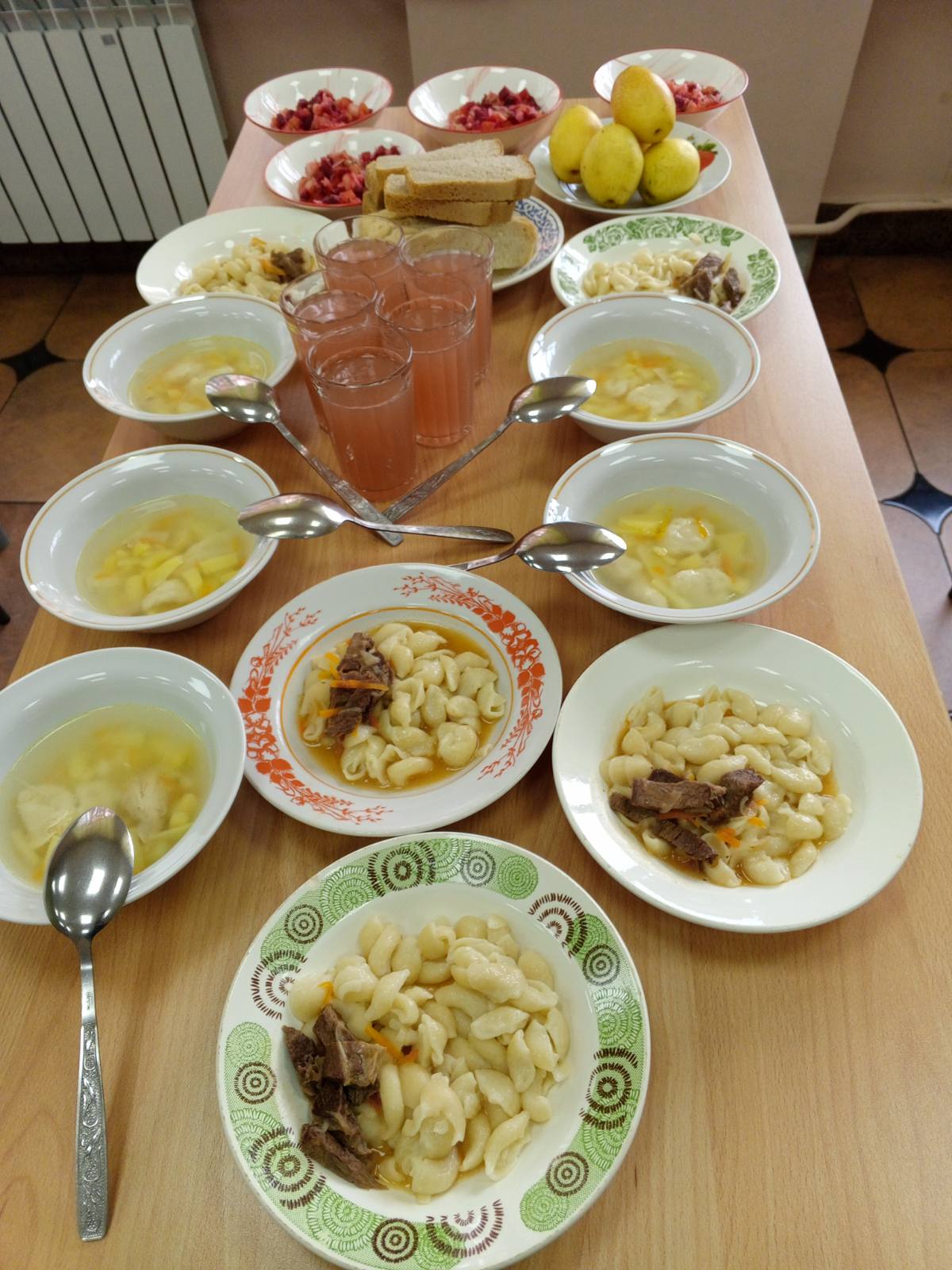 Меню и фото блюд.